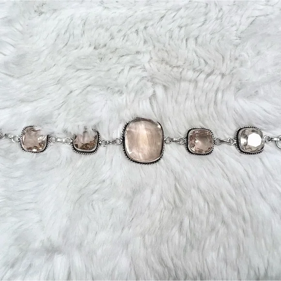 Morganite 925 Bracelet - Picture 3 of 7